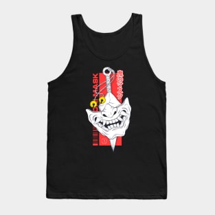 Japanese Oni Mask Tank Top